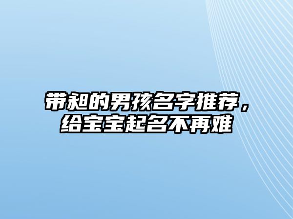 带昶的男孩名字推荐，给宝宝起名不再难